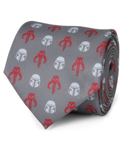 X^[ EH[Y Y ANZT[ lN^C Star Wars Mando Men's Tie Gray O[