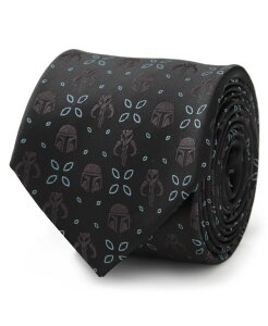 X^[ EH[Y Y ANZT[ lN^C Star Wars Men's Mandalorian Motif Tie Black ubN