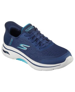 XPb`[Y fB[X V[Y Xj[J[ Skechers Women's Slip-Ins: GO WALK Arch Fit 2.0 Walking Sneakers from Finish Line Navy/Aqua lCr[
