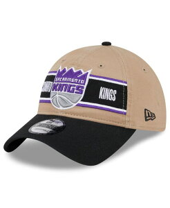 �j���[�G�� �����Y �A�N�Z�T���[ �X�q New Era Men's Tan/Black Sacramento Kings 2024 NBA Draft 9TWENTY Adjustable Hat Tan Black �u���b�N