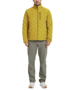 yz z[NAhJpj[ Y WPbgEu] AE^[ Men's Diamond Quilted Jacket Created for Macy's Pale Gold