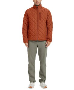 yz z[NAhJpj[ Y WPbgEu] AE^[ Men's Diamond Quilted Jacket Created for Macy's Potters Clay