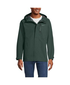 YGh Y AE^[ WPbgEu] WPbg Lands' End Men's Waterproof Hooded Packable Rain Jacket Evening forest tHXg