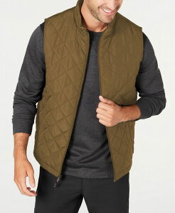 yz z[NAhJpj[ Y WPbgEu] AE^[ Men's Diamond Quilted Vest Created for Macy's Bark