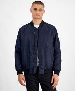 q[S{X Y AE^[ WPbgEu] Te WPbg Hugo Boss Men's Baken2435 Slim-Fit Satin Bomber Jacket Navy lCr[