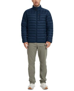 yz z[NAhJpj[ Y WPbgEu] AE^[ Outfitter Men's Packable Down Blend Puffer Jacket Created for Macy's Hawke Navy