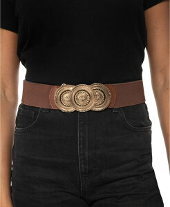 yz AC.Gk.V[ C^[iVi RZvg fB[X xg ANZT[ Round-Buckle Stretch Belt Created for Macy's Brown