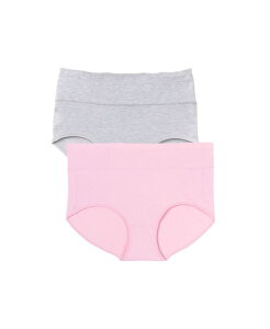 �R���t�H�[�g �`���C�X ���f�B�[�X �A���_�[�E�F�A �p���c �v���X�T�C�Y �R�b�g�� Comfort Choice Plus Size Cotton Spandex Comfort Waist Brief 2-Pack Pink pack �s���N