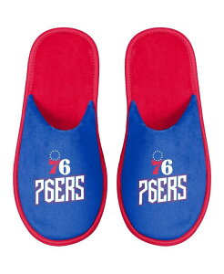 �t�H�R �����Y �V���[�Y �T���_�� FOCO Men's Philadelphia 76ers Scuff Slide Slippers Blue �u���[