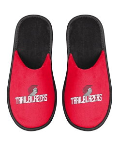 �t�H�R �����Y �V���[�Y �T���_�� �u���U�[ FOCO Men's Portland Trail Blazers Scuff Slide Slippers Red ���b�h