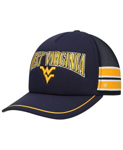 47 �u�����h �����Y �A�N�Z�T���[ �X�q '47 Brand Men's Navy West Virginia Mountaineers Sideband Trucker Adjustable Hat Navy �l�C�r�[