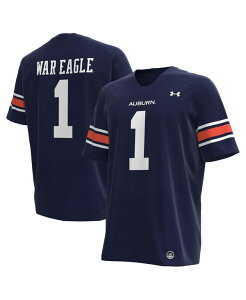A_[A[}[ Y gbvX Vc W[W[ Under Armour Men's 1 Navy Auburn Tigers Replica Football Jersey Navy lCr[