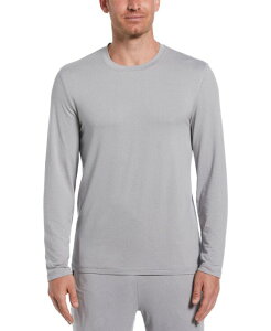 �y���[�G���X �����Y �g�b�v�X �V���c �N���[�l�b�N �j�b�g Perry Ellis Portfolio Men's Deluxe Touch Knit Crewneck Shirt Light Gray �O���[
