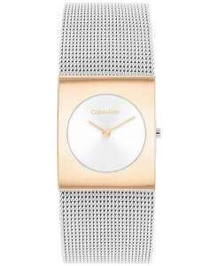�J���o���N���C�� ���f�B�[�X �A�N�Z�T���[ �r���v ���b�V�� T�V���c Calvin Klein Women's Pulse Rose Gold-Tone Stainless Steel Mesh Watch 26.40mm Rose Gold �S�[���h