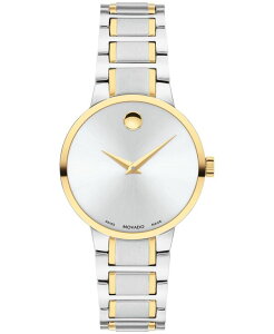 oh fB[X ANZT[ rv TVc Movado Women's Portfolio Swiss Quartz Stainless Steel Yellow Pvd Watch 28MM Two-tone CG[