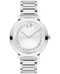 oh fB[X ANZT[ rv TVc Movado Women's Bold Evolution 2.0 Swiss Quartz Stainless Steel Watch 34mm Silver-tone Vo[