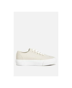 hO fB[X V[Y Xj[J[ London Rag Women's zenda chunky flat form sneakers Off white ItzCg