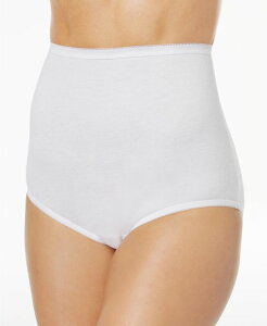 �o�j�e�B�t�F�A ���f�B�[�X �A���_�[�E�F�A �p���c �R�b�g�� Vanity Fair Perfectly Yours Cotton Classic Brief Underwear 15318 Star White �z���C�g