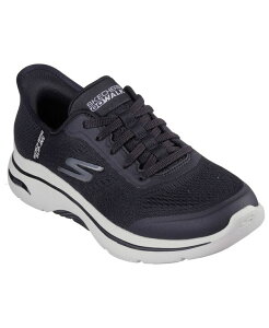 XPb`[Y fB[X V[Y Xj[J[ Skechers Women's Slip-Ins: Go Walk Arch Fit 2.0 Walking Sneakers from Finish Line Black/White zCg