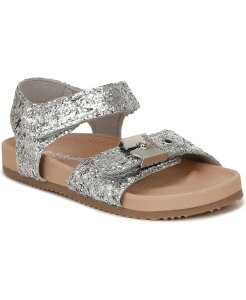 �h�N�^�[�E�V���[�� ���f�B�[�X �V���[�Y �T���_�� �A���N�� Dr. Scholl's Original Toddler Ankle Straps Silver Gray �O���[