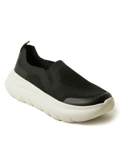 fBAtH[Y fB[X V[Y Xj[J[ Dearfoams Women's ReGrind Crimson Lightweight Slip-On Sneaker Black-black ubN