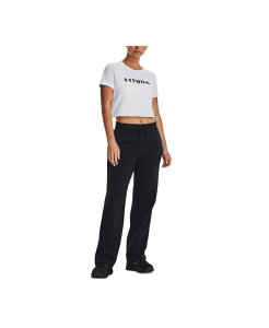 A_[A[}[ fB[X {gX n[tpcEV[c pc t[X Under Armour Women's Rival Textured-Fleece Straight-Leg Pants Black ubN