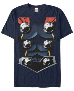 �t�B�t�X�T�� �����Y �g�b�v�X T�V���c Fifth Sun Marvel Men's Avengers Assemble Thor Suit Costume Short Sleeve T-Shirt Navy �l�C�r�[