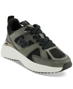 _i L j[[N fB[X V[Y Xj[J[ [X DKNY Women's Zofi Lace-Up Sneakers Black/ Graphic ubN