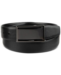 yz At@j Y xg ANZT[ Men's Reversible Cut-Out Plaque Belt Oxford
