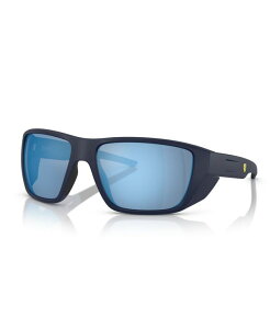 �X�N�[�f���A �t�F���[�� �����Y �A�N�Z�T���[ �T���O���X�E�A�C�E�F�A Scuderia Ferrari Men's Polarized Sunglasses FZ6012U Matte Blue �u���[