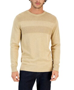 Nu[ Y AE^[ jbgEZ[^[ Rbg Club Room Men's Textured Cotton Sweater Toast