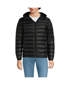 YGh Y AE^[ WPbgEu] _E WPbg Lands' End Men's Hooded Wanderweight Packable Down Jacket Black ubN