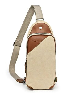 TSDuh fB[X obO {fBobOEEGXg|[` TSD BRAND Canna Canvas Sling Bag Beige x[W