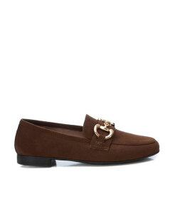 LV^C fB[X V[Y pvX XG[h XTI Women's Flats Suede Moccasins Brown uE