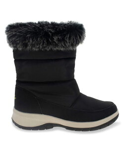 EGX^`[t fB[X V[Y u[cECu[c Western Chief Womens Pine Faux Fur Mid Cold Weather Boot Black ubN