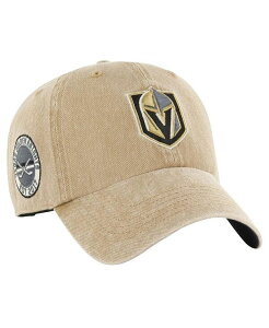 47 �u�����h �����Y �A�N�Z�T���[ �X�q '47 Brand Men's Khaki Vegas Golden Knights Earldor Clean Up Adjustable Hat Khaki �J�[�L