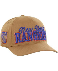 47 �u�����h �����Y �A�N�Z�T���[ �X�q '47 Brand Men's Tan New York Rangers Barnes Hitch Adjustable Hat Tan �^��