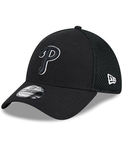 �j���[�G�� �����Y �A�N�Z�T���[ �X�q New Era Men's Philadelphia Phillies Evergreen Black White Neo 39Thirty Flex Hat Black �u���b�N
