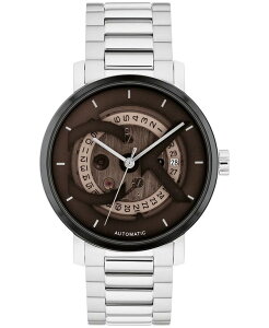�J���o���N���C�� ���f�B�[�X �A�N�Z�T���[ �r���v T�V���c Calvin Klein Unisex Iconic Automatic Silver Stainless Steel Bracelet Watch 40mm Silver �V���o�[
