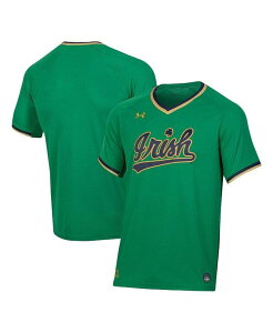 A_[A[}[ Y gbvX Vc VlbN W[W[ Under Armour Men's Notre Dame Fighting Irish Softball V-Neck Jersey Green O[