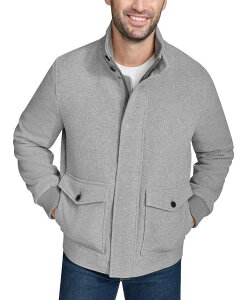 R[n[ Y AE^[ WPbgEu]  WPbg Cole Haan Men's Stand-Collar Long-Sleeve Bomber Jacket Light Grey O[