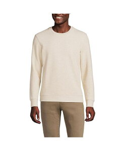 �����Y�G���h �����Y �A�E�^�[ �p�[�J�[�E�X�E�F�b�g �X�E�F�b�g �g�[�� �V���c Lands' End Big & Tall Long Sleeve Serious Sweats Crew Sweatshirt Flax heather �w�U�[