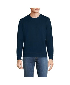 �����Y�G���h �����Y �A�E�^�[ �p�[�J�[�E�X�E�F�b�g �X�E�F�b�g �g�[�� �V���c Lands' End Big & Tall Long Sleeve Serious Sweats Crew Sweatshirt Radiant navy �l�C�r�[