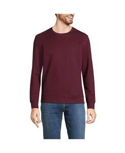 �����Y�G���h �����Y �A�E�^�[ �p�[�J�[�E�X�E�F�b�g �X�E�F�b�g �g�[�� �V���c Lands' End Big & Tall Long Sleeve Serious Sweats Crew Sweatshirt Royal burgundy �o�[�K���f�B