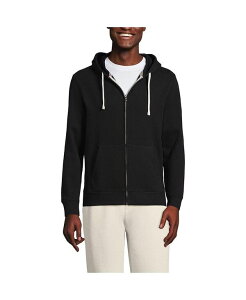 �����Y�G���h �����Y �A�E�^�[ �p�[�J�[�E�X�E�F�b�g �p�[�J�[ Lands' End Men's Long Sleeve Serious Sweats Full Zip Hoodie Black �u���b�N