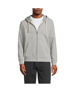 �����Y�G���h �����Y �A�E�^�[ �p�[�J�[�E�X�E�F�b�g �p�[�J�[ Lands' End Men's Long Sleeve Serious Sweats Full Zip Hoodie Gray heather �O���[