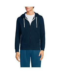 �����Y�G���h �����Y �A�E�^�[ �p�[�J�[�E�X�E�F�b�g �p�[�J�[ Lands' End Men's Long Sleeve Serious Sweats Full Zip Hoodie Radiant navy �l�C�r�[