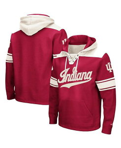RVA Y AE^[ p[J[EXEFbg [X S p[J[ Colosseum Men's Crimson Indiana Hoosiers 2.0 Lace-Up Logo Pullover Hoodie Crimson N]