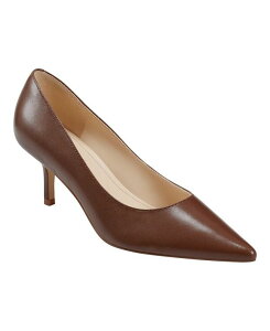 yz }[NtBbV[ fB[X pvX V[Y Women's Alola Slip-On Pointy Toe Dress Pumps Brown Leather