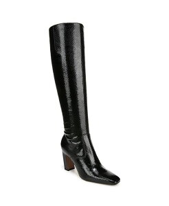 �t�����R�T���g ���f�B�[�X �V���[�Y �u�[�c�E���C���u�[�c Franco Sarto Women's Bowman Wide Calf Square Toe Knee High Dress Boots Black Faux Leather �u���b�N